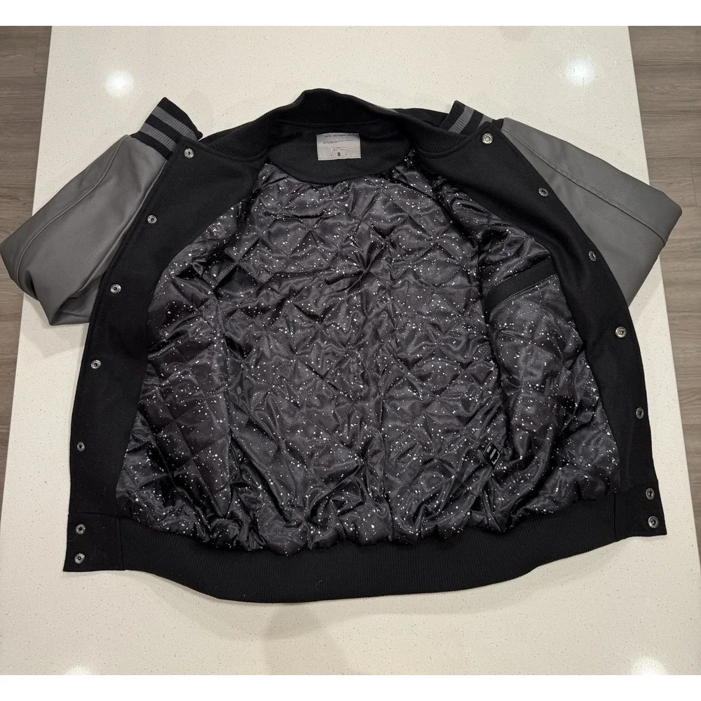 Rare Pit Viper Letterman‎ Varsity Jacket Men's Size Small Black - Picture 3 of 7